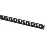 16 port BLANK patch panel, 1U 19"