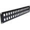 32 port BLANK patch panel, 2U 19"