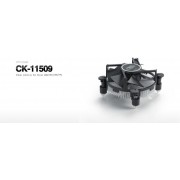 DEEPCOOL Cooler "CK-11509", Socket 775/1150/1151/1155, up to 65W, 92x92x25mm, 2200rpm, 26.8dBA, 38.62CFM, 3pin, Hydro Bearing, Aluminium Heatsink (96pcs/box)
