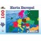 Puzzle 100 piese Harta Europei Refresh