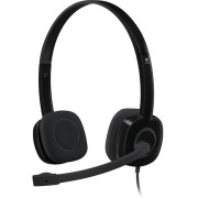 Logitech Stereo Headset H151, Headphone: 20Hz-20kHz, Microphone: 100Hz-6.5kHz, 1.8m cable (casti cu microfon/наушники с микрофоном)