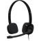 Logitech Stereo Headset H151, Headphone: 20Hz-20kHz, Microphone: 100Hz-6.5kHz, 1.8m cable (casti cu microfon/наушники с микрофоном)