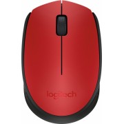 Мышь Logitech M171 Wireless Mouse Red-Black USB