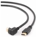 Cable HDMI to HDMI90°  3.0m  Gembird  male-male90°, V1.4, Black, CC-HDMI490-10, One jakc bent 90°