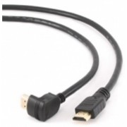 Cable HDMI to HDMI90°  3.0m  Gembird  male-male90°, V1.4, Black, CC-HDMI490-10, One jakc bent 90°