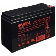 "Baterie UPS 12V/  7AH SVEN, SV-0222007
Номинальное напряжение, В 12. Емкость (при 20 часовом разряде), А*ч 7. Внутреннее сопротивление 22. Саморазряд (при 25гр. С от начальной емкости) за г до 64%. Номинальная рабочая температура 25 °C. Рабочий диапазон