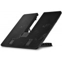"Notebook Cooling Pad Deepcool U-PAL, 15.6'', 2x140mm fan, 2xUSB
Fan Dimension : 140X140X15mm
 Overall Dimension : 390X280X27.5mm
 Material :  Metal Mesh Panel + Plastic Base
 Weight :  765g
 Rated Voltage :  5VDC
 Operating Voltage :  4.5~5VDC
 St