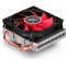 DEEPCOOL Cooler "HTPC-200", Socket 775/1150/1151 & FM2/FM1/AM3+, up to 100W, 80х80х15mm, 600~2500rpm, 17.8~26.2 dBA, 23CFM, 4 pin, PWM, 47mm ultra-thin design compatible with HTPC Case &ITX MB, Hydro Bearing, 2 heatpipes direct contact
