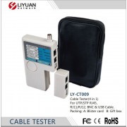 Cable Tester "LY-CT009" for UTP/STP RJ45, RJ11, RJ12 & BNC, USB cables