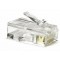 RJ45 Modular Plug, Cat.6, LY-US010-30U, Long Type, 30u" Gold plated, 100pcs/bag