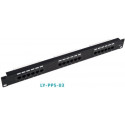 18 port patch panel cat.5e, LY-PP5-03