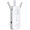 Wireless Range Extender TP-LINK "RE450", 1750MbpsExpand Wi-Fi Network for Ultimate PerformanceExpanded 450Mbps on 2.4GHz + 1300Mbps on 5GHz totals 1750Mbps Wi-Fi speedsThree adjustable external antennas provide optimal Wi-Fi coverage and reliable connect