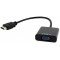 Adapter Gembird "A-HDMI-VGA-03", HDMI to VGA+3.5 mm AUX, male-female- http://gmb.nl/item.aspx?id=8978
