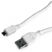 Cable Micro USB2.0,  Micro B - AM, 0.5 m,  Cablexpert, WHITE, CCP-mUSB2-AMBM-W-0.5M-    http://cablexpert.com/item.aspx?id=8228