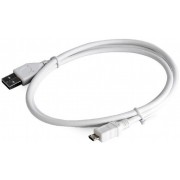 Cable Micro USB2.0,  Micro B - AM, 1.0 m,  WHITE, Cablexpert, CCP-mUSB2-AMBM-W-1M-   http://cablexpert.com/item.aspx?id=8229