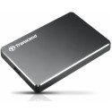 1.0TB (USB3.0) 2.5" Transcend "StoreJet 25C3", Iron Gray, Ultra-Slim, Aluminum Casing