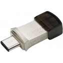 Флешка Transcend JetFlash 890, 32GB, USB3.1/Type-C, Silver, Metal Case