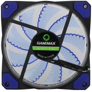 PC Case Fan GAMEMAX GaleForce GMX-GF12B, 32 Blue LEDs, 12cm12CM Blue 32xLED /PVC with Black shield 3pin+4Pin Connector /rubber gasket/9 blade+Retail box
