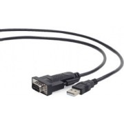 "Converter USB to Serial port RS232, USB A plug/DB9M 1.5m cable, Black, Cablexpert, UAS-DB9M-02
-  
  http://gembird.nl/item.aspx?id=8590"