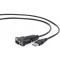 "Converter USB to Serial port RS232, USB A plug/DB9M 1.5m cable, Black, Cablexpert, UAS-DB9M-02 - http://gembird.nl/item.aspx?id=8590"