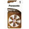 "PR312, Blister*6, Panasonic, PR-312/6LB (PR41), 3.6x7.9mm, 170mAh - http://www.panasonic-batteries.com/eu/products/special/hearing_aid_batteries/PR312"