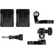 GoPro Helmet Front + Side Mount -to attach GoPro to the front or side of helmets, compatible with HERO6 Black, HERO5 Black, HERO5 Session, HERO Session, HERO4 Black, HERO4 Silver, HERO+ LCD, HERO+, HERO