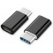 Adapter microUSB2.0-Type-C Gembird A-USB2-CMmF-01, microUSB2.0 to Type-C adapter, MicroUSB (female) to USB type-C (male)