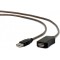 "Cable USB, USB AM/AF, 5.0 m, Active USB2.0, Cablexpert, UAE-01-5M - http://gembird.nl/item.aspx?id=8356"