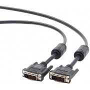 "Cable DVI M to DVI M,  1.8m, Cablexpert DVI-D Dual link with ferrite, CC-DVI2-BK-6
-  
  http://gembird.nl/item.aspx?id=8154"