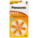 "PR13, Blister*6, Panasonic, PR-13/6LB (PR48), 5.4x7.9mm, 300mAh
-  
  http://www.panasonic-batteries.com/eu/products/special/hearing_aid_batteries/PR13"
