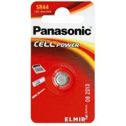 SR44 Panasonic silver-oxide "CELL power" Blister*1, 180 mAh, h-5.4mm, O-11.6mm, SR-44EL/1B