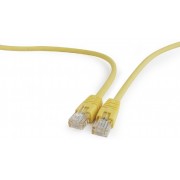 "1.5m, Patch Cord  Yellow, PP12-1.5M/Y, Cat.5E, Cablexpert, molded strain relief 50u"" plugs
-  
 http://cablexpert.com/item.aspx?id=7815"