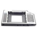 Gembird MF-95-01, Slim mounting frame for 2.5'' drive to 5.25'' bay, for drive up to 9.5 mm