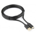 Cable USB2.0 1.8m -CCP-USB2-AMCM-6, 1.8 m, USB 2.0 A-plug to type-C plug, Black