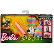 Barbie Set Haine seria Crayola" ast Mattel