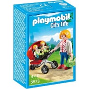 Mother with Twin Stroller Playmobil