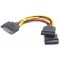 "Cable SATA power splitter cable, 0.15 m, Cablexpert CC-SATAM2F-01 - http://cablexpert.com/item.aspx?id=8639"