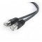 "1 m, FTP Patch Cord Black, PP22-1M/BK, Cat.5E, Cablexpert, molded strain relief 50u"" plugs - http://cablexpert.com/item.aspx?id=5202"