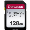 128GB SDXC Card (Class 10)  UHS-I, U3, Transcend 300S  "TS128GSDC300S" (R/W:95/45MB/s)