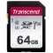 .64GB SDXC Card (Class 10) UHS-I, U3, Transcend 300S "TS64GSDC300S" (R/W:95/45MB/s)