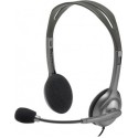 Logitech Stereo Headset H110, Headphone: 20 - 20,000 Hz, Mic: 100 - 16,000 Hz, 1.8m