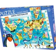Puzzle 240 piese - Harta prietenilor 2017