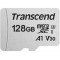 128GB MicroSD (Class 10) UHS-I (U1) , Transcend "TS128GUSD300S" (R/W:95/45MB/s)