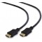 Cable HDMI - 3m - Cablexpert - CC-HDMI4L-10, 3 m, HDMI v.1.4, male-male, Black cable with gold-plated connectors, High speed, Ethernet, CCS, Bulk packing