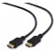 Cable HDMI - 1m - Cablexpert - CC-HDMI4L-1M, 1m, HDMI v.1.4, male-male, Black cable with gold-plated connectors, High speed, Ethernet, CCS, Bulk packing