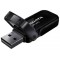 Флешка ADATA UV240, 64GB USB2.0, Black, Plastic, Flip Cap