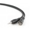Audio cable 3.5mm - 5m - Cablexpert CCA-423-5M, 3.5 mm stereo audio extension cable, 2m, 3.5mm stereo plug to 3.5mm stereo socket