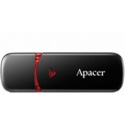 Флешка Apacer AH333, 16GB, USB 2.0, Black, Classic Cap (AP16GAH333B-1)