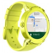 Ticwatch  E by Mobvoi, Lemon Yellow, 1.4" OLED Touch Display, Wear OS by Google, 512MB/4GB, Time, Mic/Speaker for incoming calls, Heart Rate, Steps, Alarm, Distance Display, Average Daily Steps, Weather, Notifications, IP67, 48Hrs+, BT4.1, 41.5g