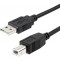 Cablu USB2.0 A - B, 4.5m, bulk, Spacer "SPC-USB-AMBM-15"